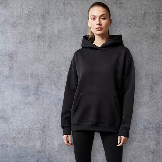 NEMESIS Polerón Canguro Black