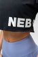 NEBBIA Crop Top POWERHOUSE Black